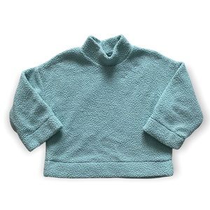 👚Gap Mock Neck Oversized Sherpa Sweater